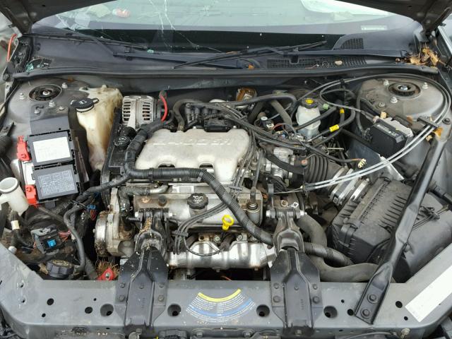 2G1WF52E249225653 - 2004 CHEVROLET IMPALA GRAY photo 7