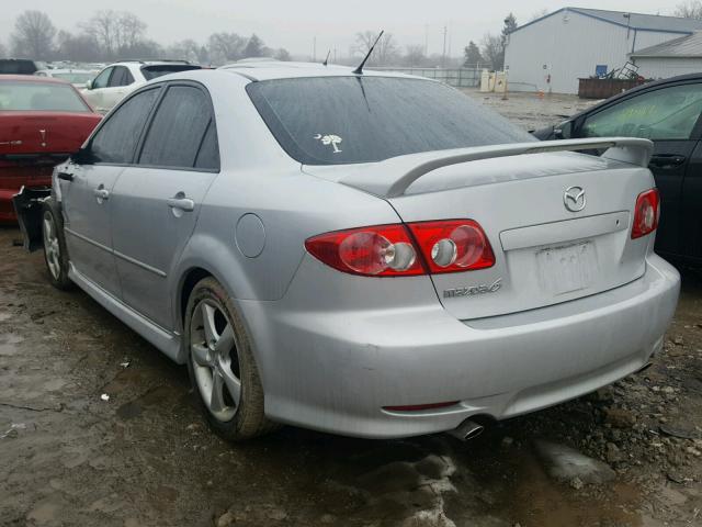 1YVHP80D045N66341 - 2004 MAZDA 6 S SILVER photo 3