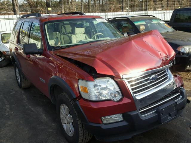 1FMEU63E37UA43380 - 2007 FORD EXPLORER X RED photo 1