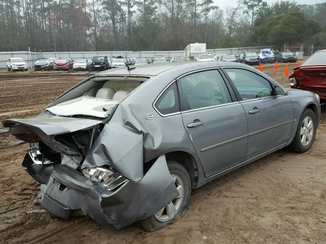 2G1WT58K579253697 - 2007 CHEVROLET IMPALA LT SILVER photo 4