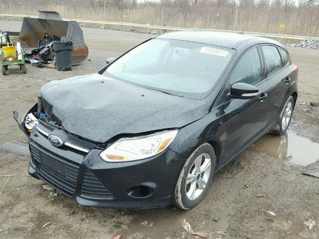 1FADP3K20EL167872 - 2014 FORD FOCUS SE BLACK photo 2