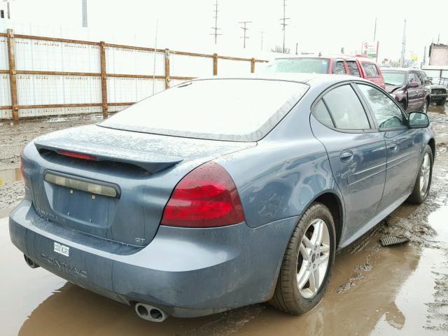 2G2WR554X61247259 - 2006 PONTIAC GRAND PRIX BLUE photo 4