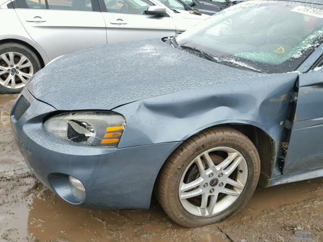 2G2WR554X61247259 - 2006 PONTIAC GRAND PRIX BLUE photo 9