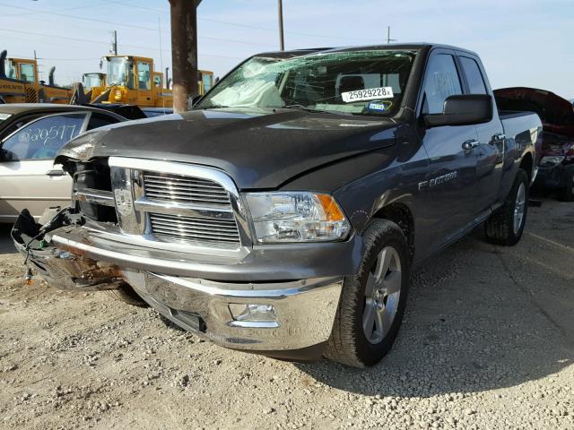 1C6RD6GT4CS118275 - 2012 DODGE RAM 1500 S GRAY photo 2