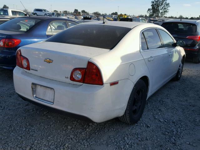 1G1ZG57B08F297800 - 2008 CHEVROLET MALIBU LS WHITE photo 4