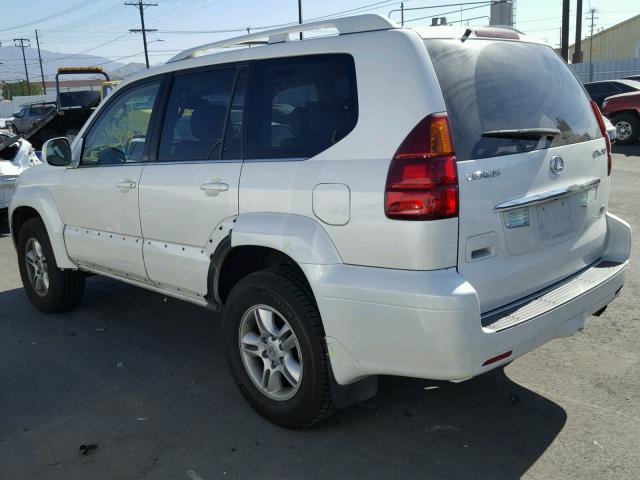 JTJBT20X240068277 - 2004 LEXUS GX 470 WHITE photo 3