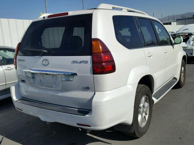 JTJBT20X240068277 - 2004 LEXUS GX 470 WHITE photo 4