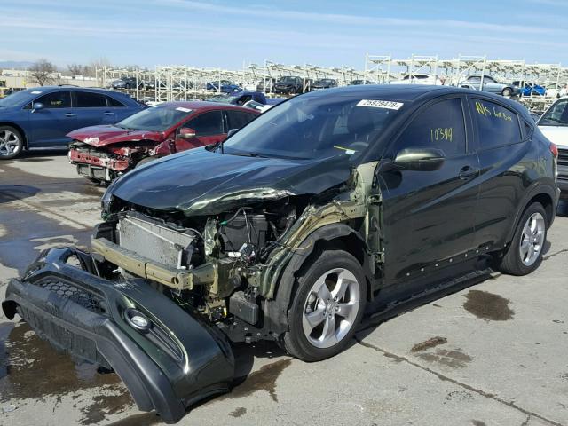 3CZRU6H58HM708420 - 2017 HONDA HR-V EX GREEN photo 2