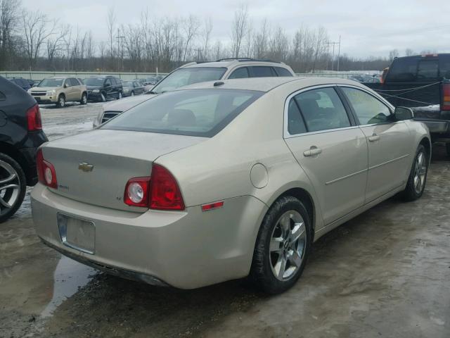 1G1ZH57B594207342 - 2009 CHEVROLET MALIBU 1LT GOLD photo 4