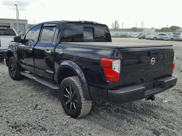 1N6AA1E61HN505545 - 2017 NISSAN TITAN SV BLACK photo 3