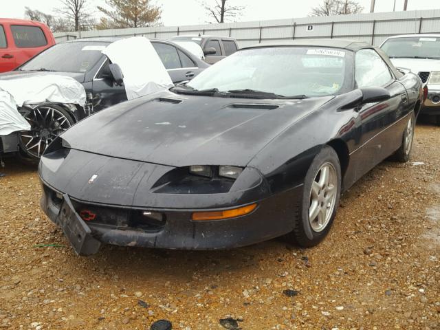 2G1FP32KXV2118061 - 1997 CHEVROLET CAMARO BAS BLACK photo 2