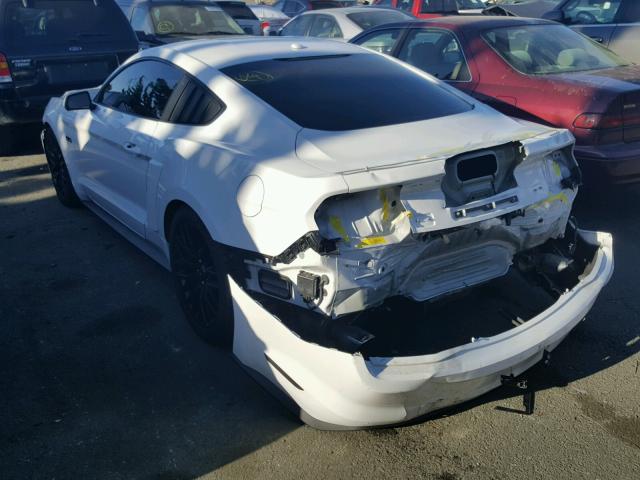 1FA6P8CF9F5434942 - 2015 FORD MUSTANG GT WHITE photo 3