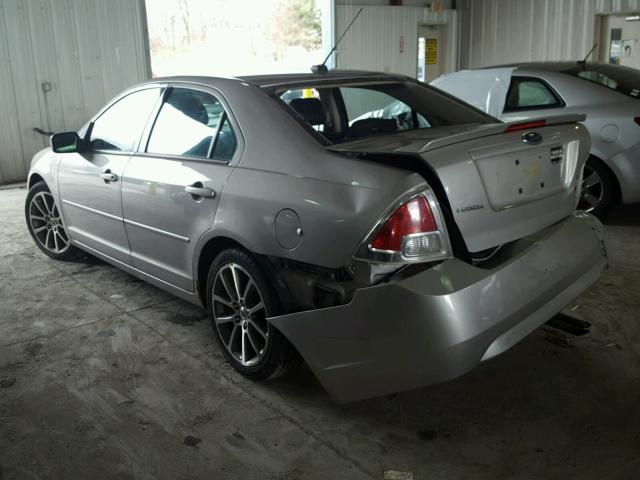 3FAHP07ZX8R124040 - 2008 FORD FUSION SE SILVER photo 3