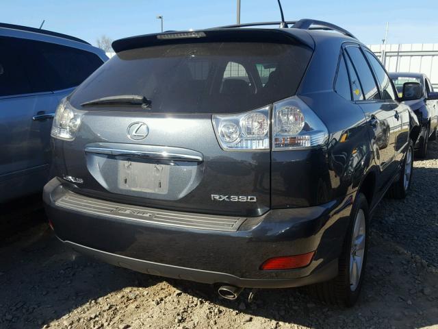 2T2HA31U76C108774 - 2006 LEXUS RX 330 GRAY photo 4