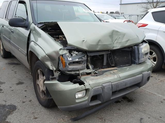 1GNES16S546149979 - 2004 CHEVROLET TRAILBLAZE GREEN photo 9