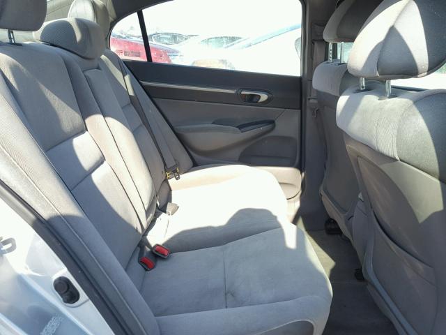 1HGFA16886L096205 - 2006 HONDA CIVIC EX ვერცხლისფერი ფოტო 6