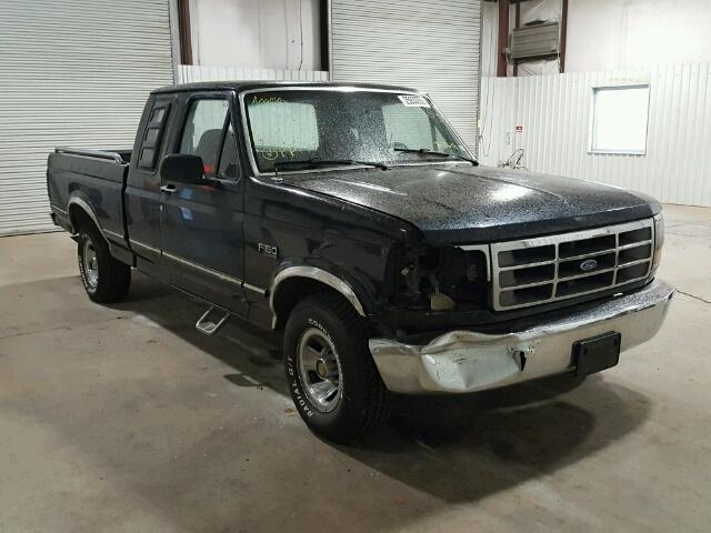 1FTEX15N0NKB17648 - 1992 FORD F150 BLACK photo 1