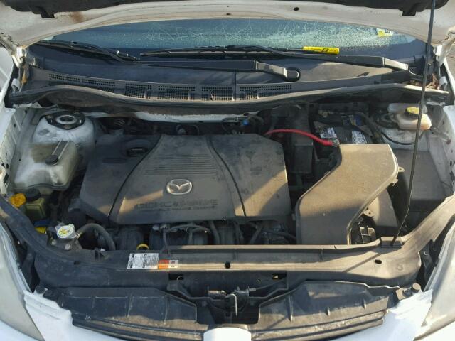 JM1CR293370145099 - 2007 MAZDA 5 WHITE photo 7