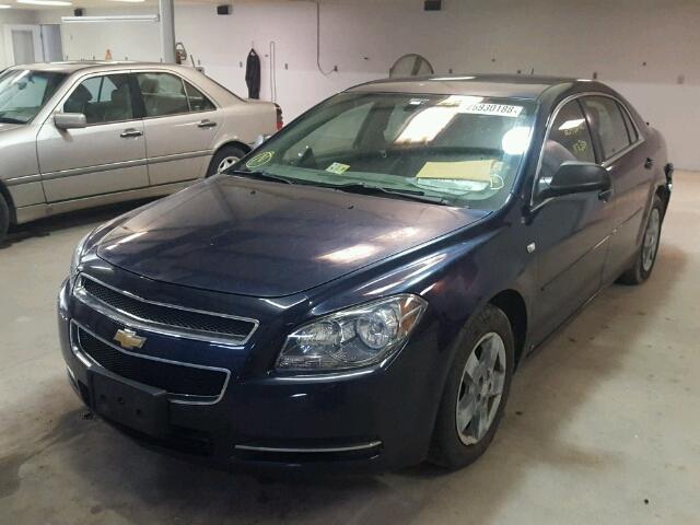 1G1ZG57B684216519 - 2008 CHEVROLET MALIBU LS ლურჯი ფოტო 2