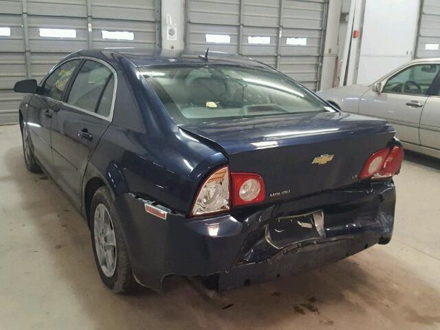 1G1ZG57B684216519 - 2008 CHEVROLET MALIBU LS ლურჯი ფოტო 3
