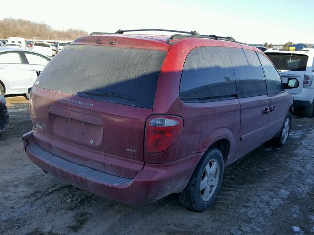 2D4GP44L46R686177 - 2006 DODGE GRAND CARA RED photo 3