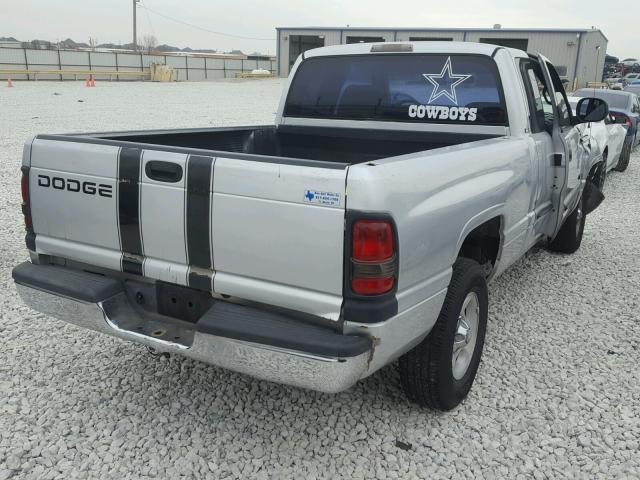 1B7HC13Y41J585338 - 2001 DODGE RAM 1500 SILVER photo 4