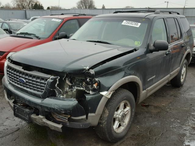 1FMZU73E82ZB72606 - 2002 FORD EXPLORER X GREEN photo 2