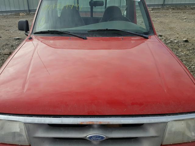 1FTCR10A7VPB44919 - 1997 FORD RANGER RED photo 7