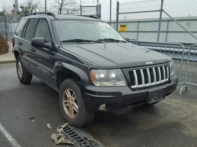 1J8GW48S24C135407 - 2004 JEEP GRAND CHER BLACK photo 1