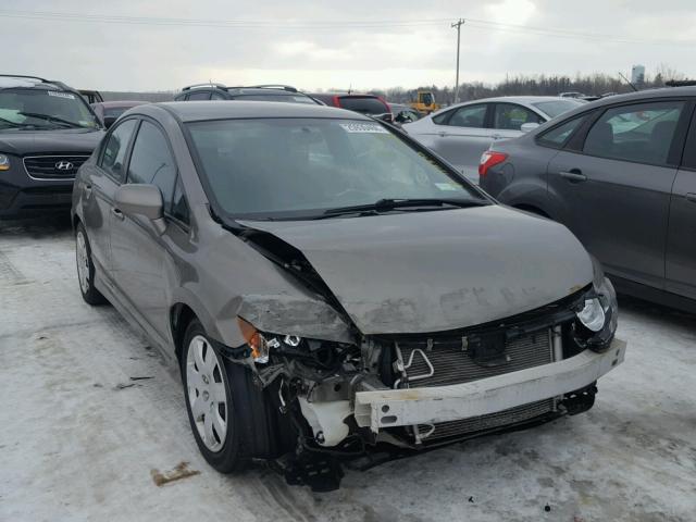 2HGFA16598H345858 - 2008 HONDA CIVIC LX SILVER photo 1