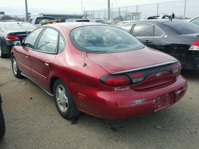 1FAFP52U7WG109435 - 1998 FORD TAURUS LX MAROON photo 3