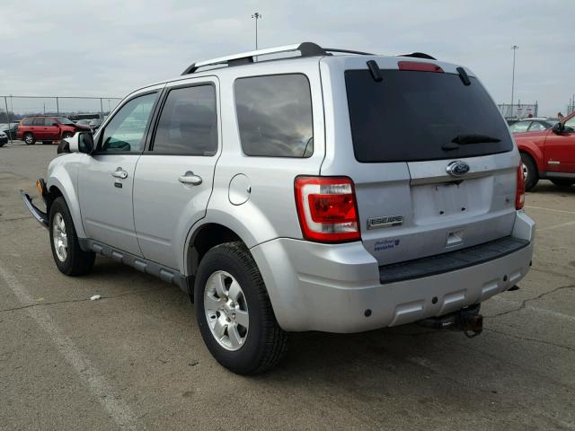 1FMCU0EG3CKC16047 - 2012 FORD ESCAPE LIM GRAY photo 3