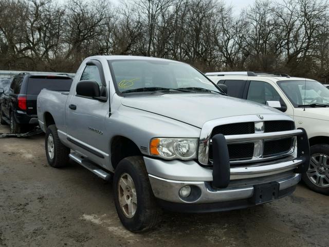 1D7HU16D15J607524 - 2005 DODGE RAM 1500 S SILVER photo 1