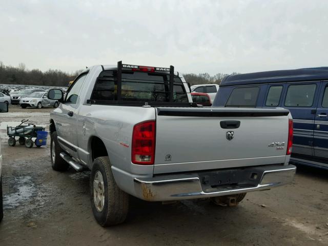 1D7HU16D15J607524 - 2005 DODGE RAM 1500 S SILVER photo 3