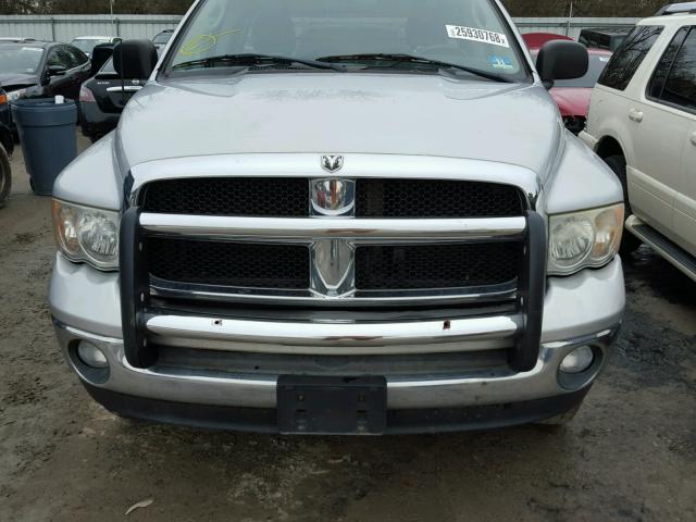 1D7HU16D15J607524 - 2005 DODGE RAM 1500 S SILVER photo 7