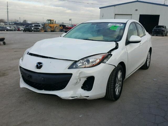 JM1BL1VG3C1505637 - 2012 MAZDA 3 I WHITE photo 2