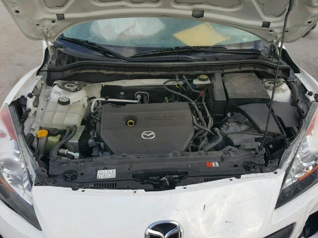 JM1BL1VG3C1505637 - 2012 MAZDA 3 I WHITE photo 7