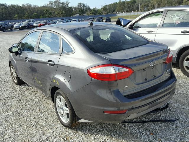 3FADP4BJ4HM134633 - 2017 FORD FIESTA SE GRAY photo 3