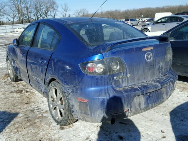 JM1BK323571600335 - 2007 MAZDA 3 S BLUE photo 3