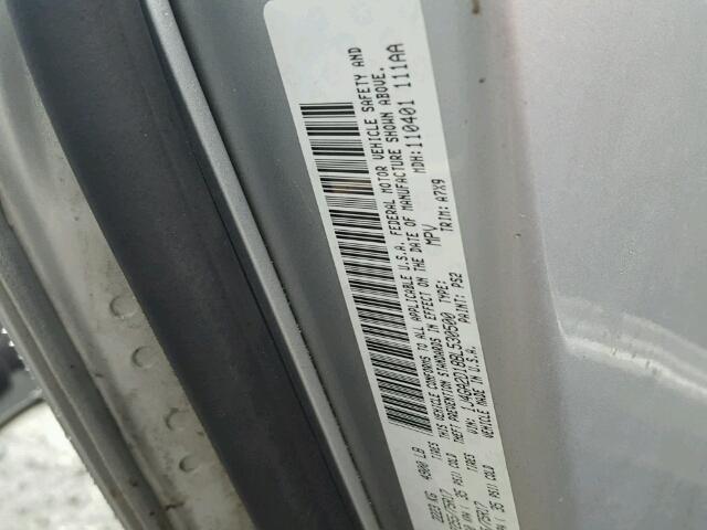 1J4GA2D18BL530500 - 2011 JEEP WRANGLER S SILVER photo 10