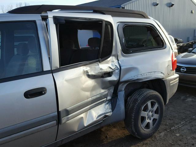 4NUES16S746701527 - 2004 ISUZU ASCENDER S SILVER photo 9