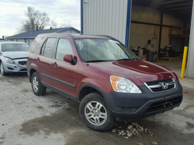 JHLRD78814C036690 - 2004 HONDA CR-V EX MAROON photo 1