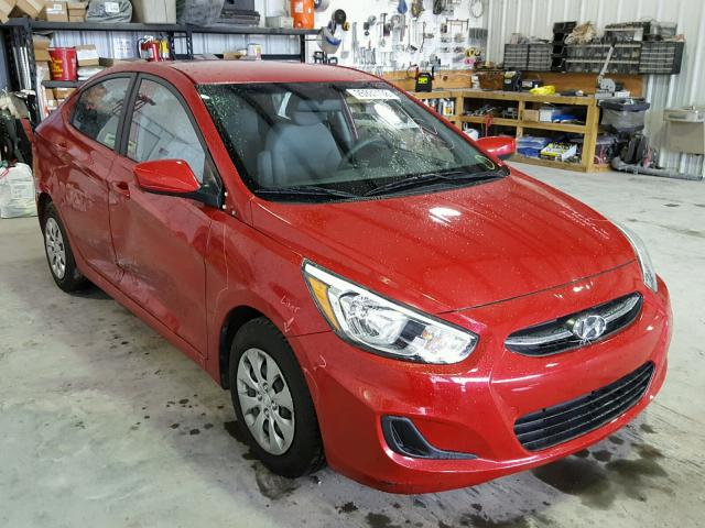 KMHCT4AE2FU889922 - 2015 HYUNDAI ACCENT GLS RED photo 1