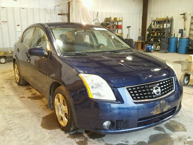 3N1AB61E98L699268 - 2008 NISSAN SENTRA 2.0 BLUE photo 1