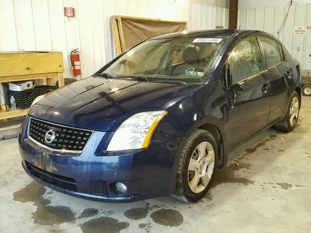 3N1AB61E98L699268 - 2008 NISSAN SENTRA 2.0 BLUE photo 2