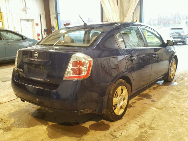 3N1AB61E98L699268 - 2008 NISSAN SENTRA 2.0 BLUE photo 4