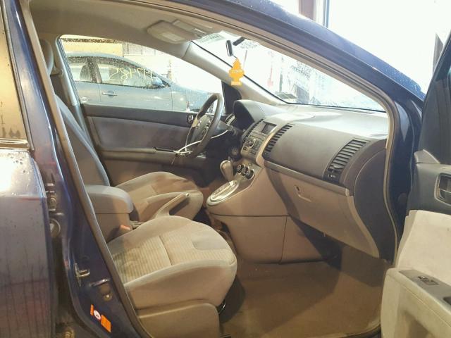 3N1AB61E98L699268 - 2008 NISSAN SENTRA 2.0 BLUE photo 5