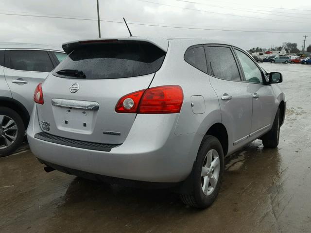 JN8AS5MT4DW039021 - 2013 NISSAN ROGUE S SILVER photo 4