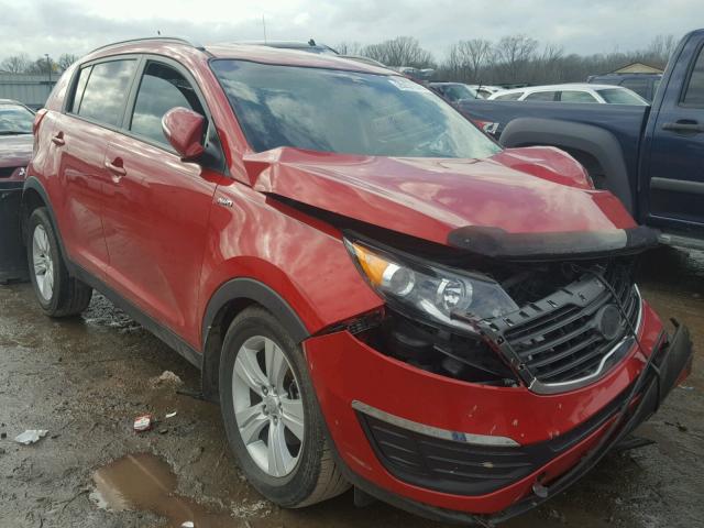 KNDPBCA24D7449141 - 2013 KIA SPORTAGE L RED photo 1