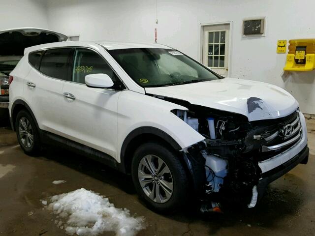 5XYZT3LB9FG296071 - 2015 HYUNDAI SANTA FE S WHITE photo 1